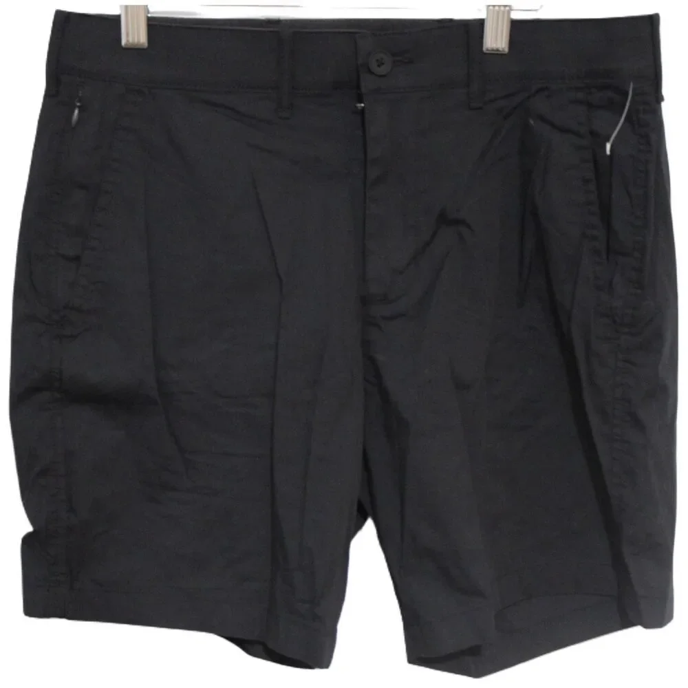 Womens Abercrombie & Fitch All Day Short Black Cotton Stretch Chino Shorts Sz 31